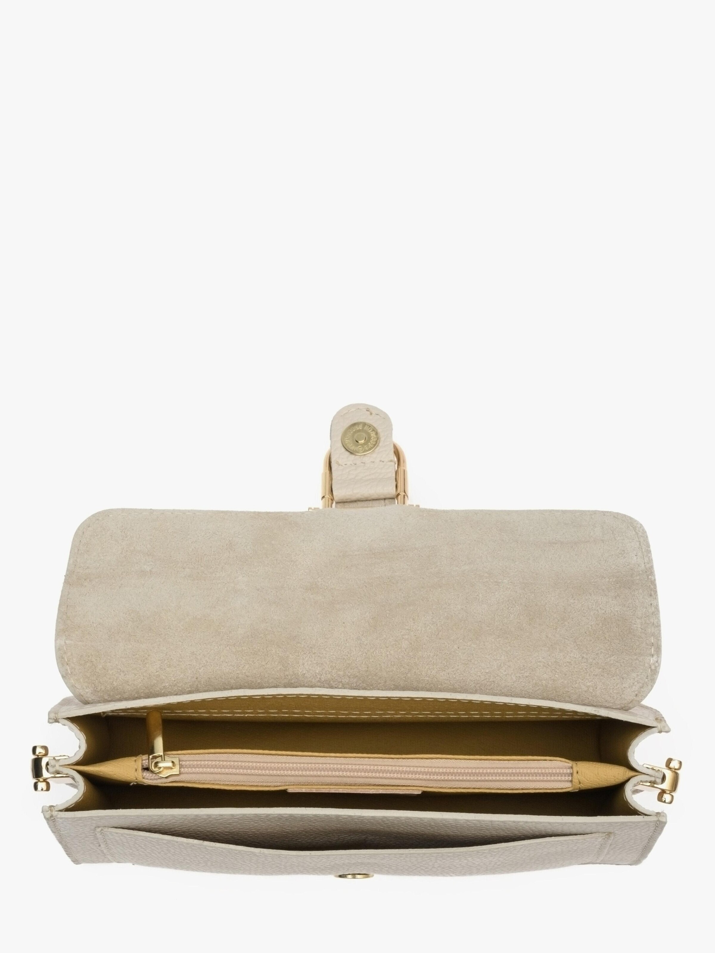 Estro Skuldertaske '837' i beige
