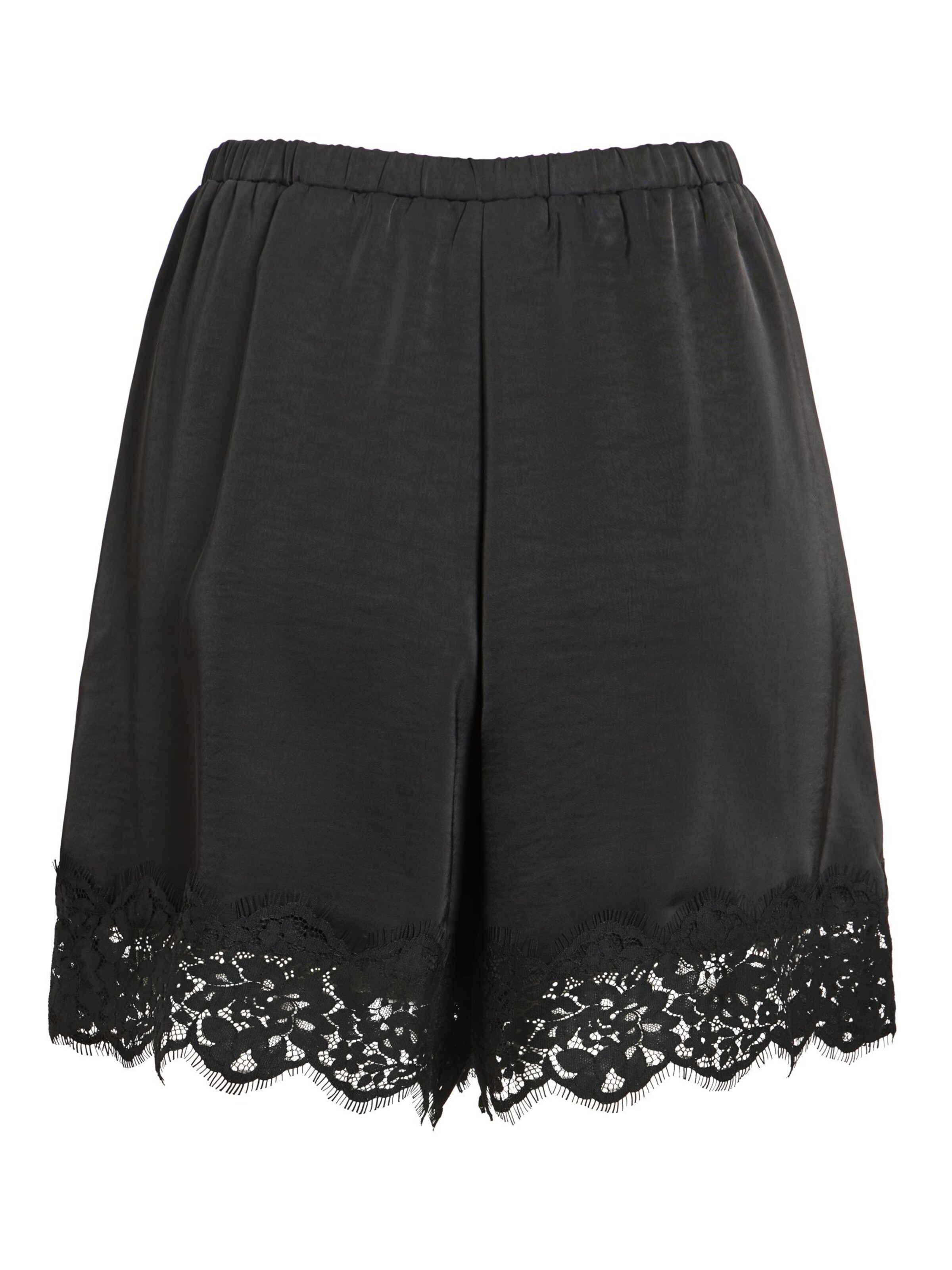 VILA - regular Pantalón en negro