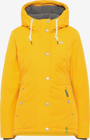 Schmuddelwedda Weatherproof jacket in Yellow: front