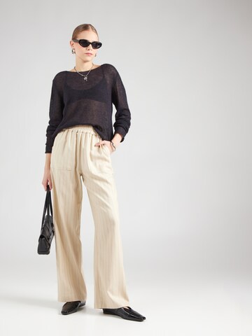 ONLY Wide leg Trousers 'ONLMONICA' in Grey