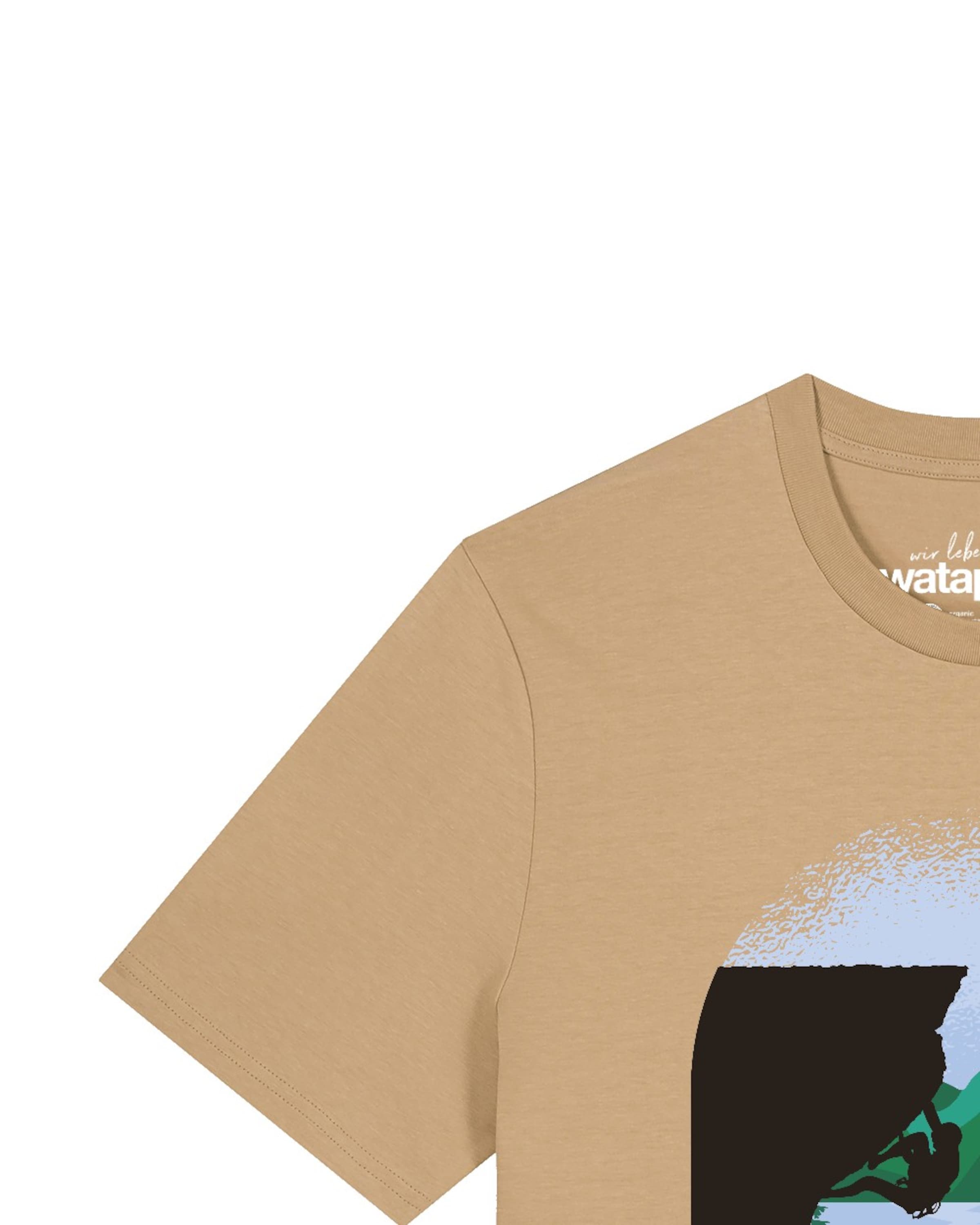 Watapparel Shirt 'Bay Climbing' in Beige