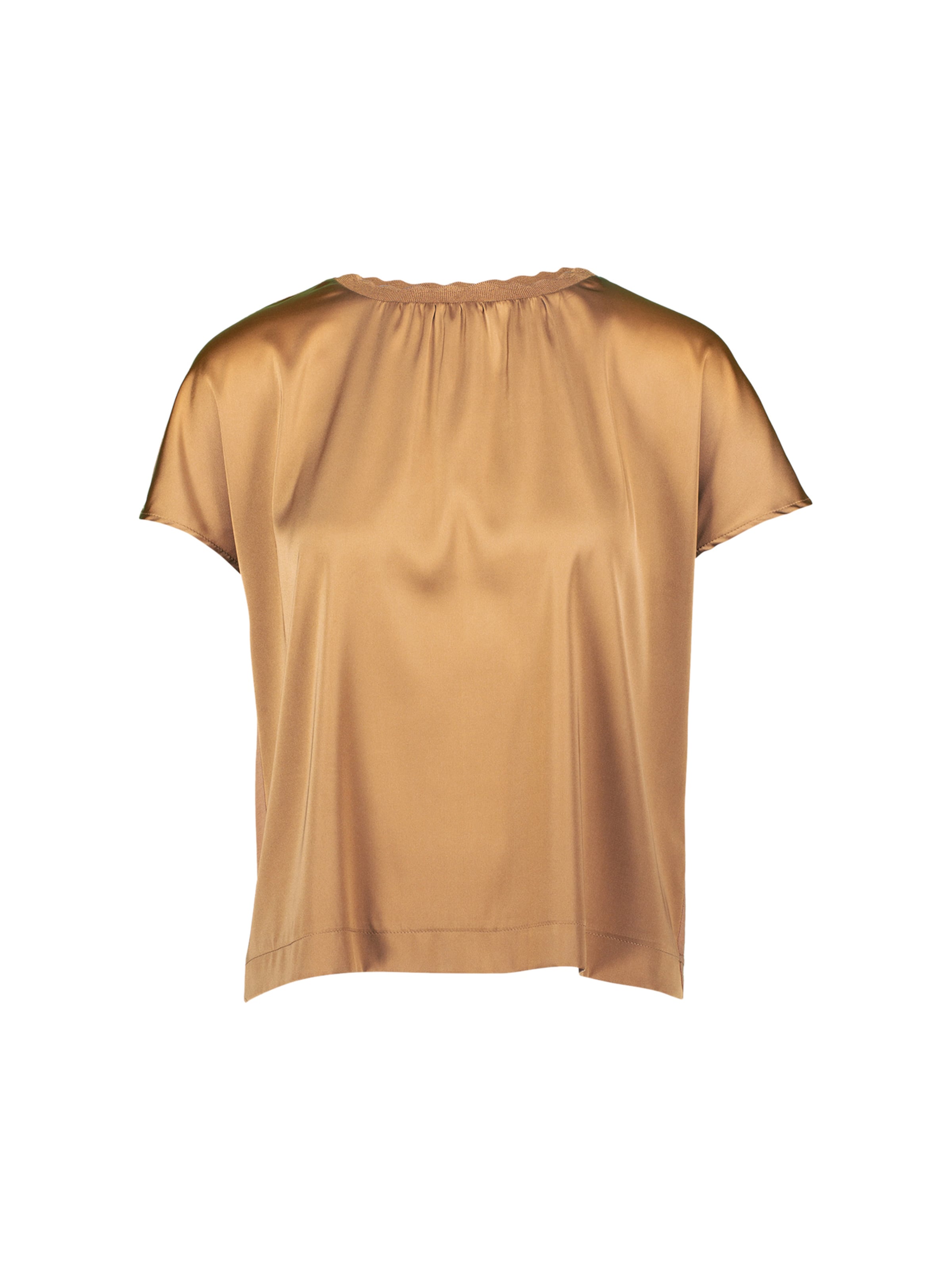 zero Shirt in Braun: Vorderseite