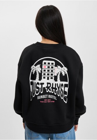 Just Rhyse Sweatshirt 'Motel' in Black: front