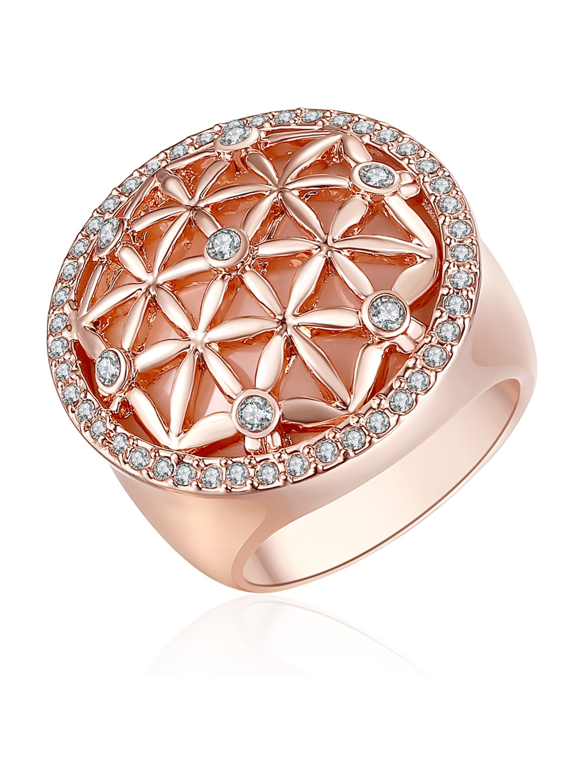 Lulu & Jane Ring in Gold: front