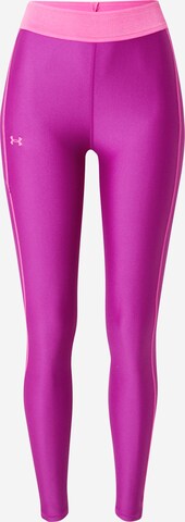 Pantalon de sport UNDER ARMOUR en violet : devant