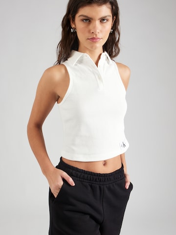 Calvin Klein Jeans Top in Grijs: voorkant