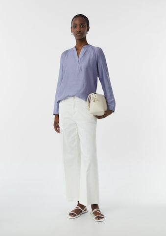 Chemisier comma casual identity en bleu