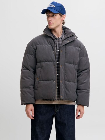JACK & JONES Jacke 'JJOrgreene' in Grau: Vorderseite