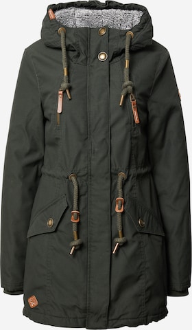 Ragwear Between-Seasons Parka 'ELSIE' in Green: front