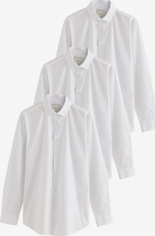 Slim fit Camicia di Next in bianco: frontale