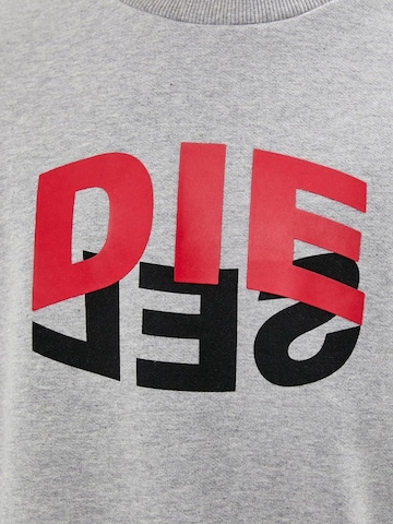 DIESEL Sweater 'S-GIRK-N80' in Grey