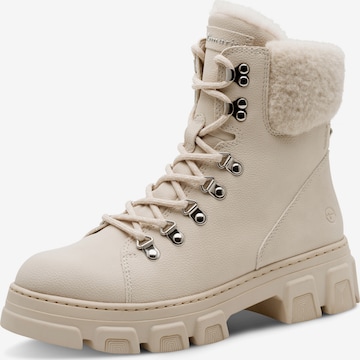 Bottines à lacets Tamaris en beige : devant