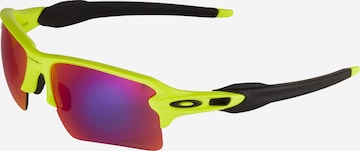 dzeltens OAKLEY Sporta saulesbrilles 'FLAK 2.0': no priekšpuses