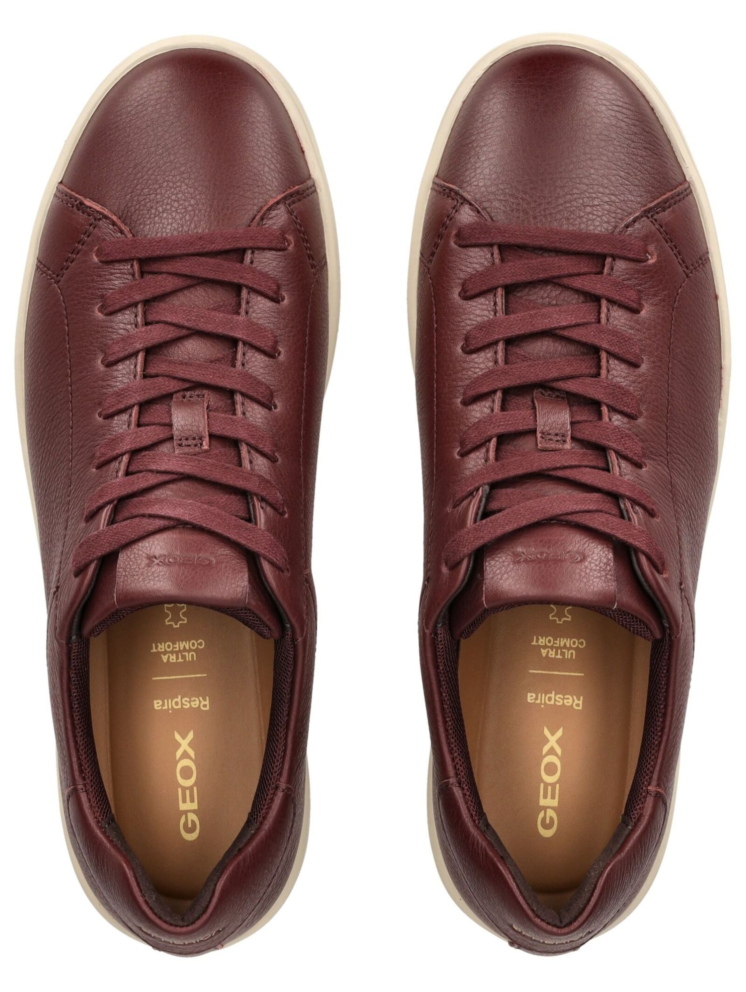 Baskets basses GEOX en rouge