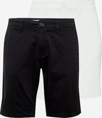 Only & Sons Pantalón chino 'CAM' en negro / blanco, Vista del producto