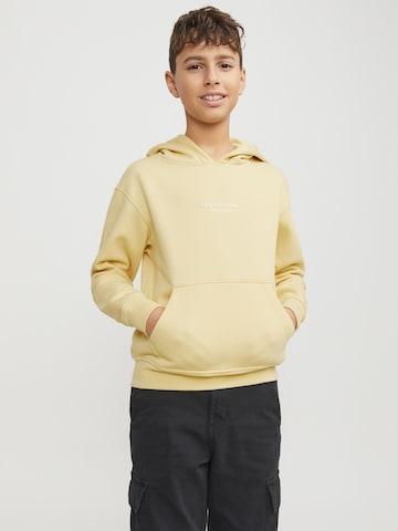 Sweat Jack & Jones Junior en jaune : devant