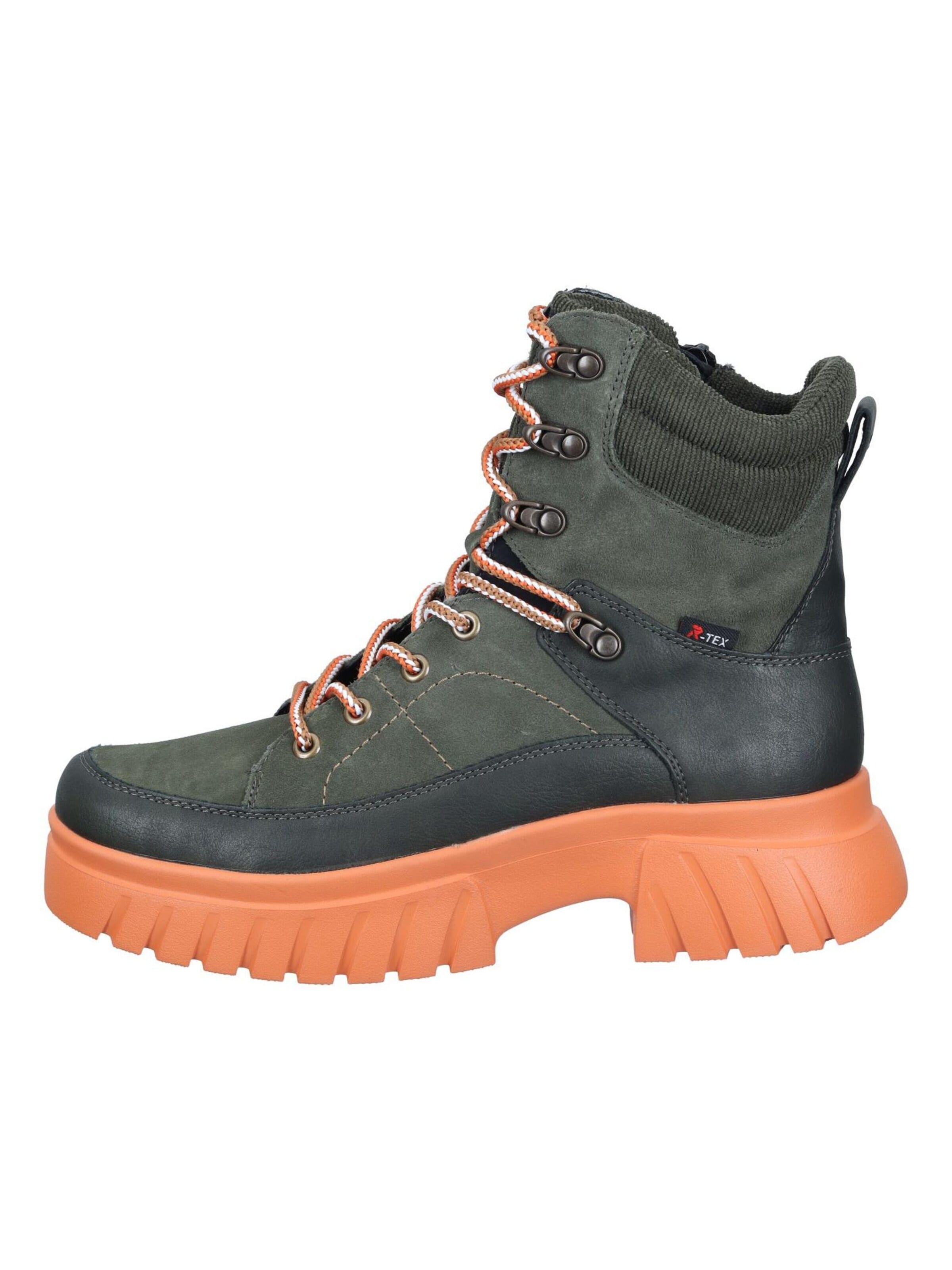 Rieker Schnürstiefelette 'Evolution' in Grün