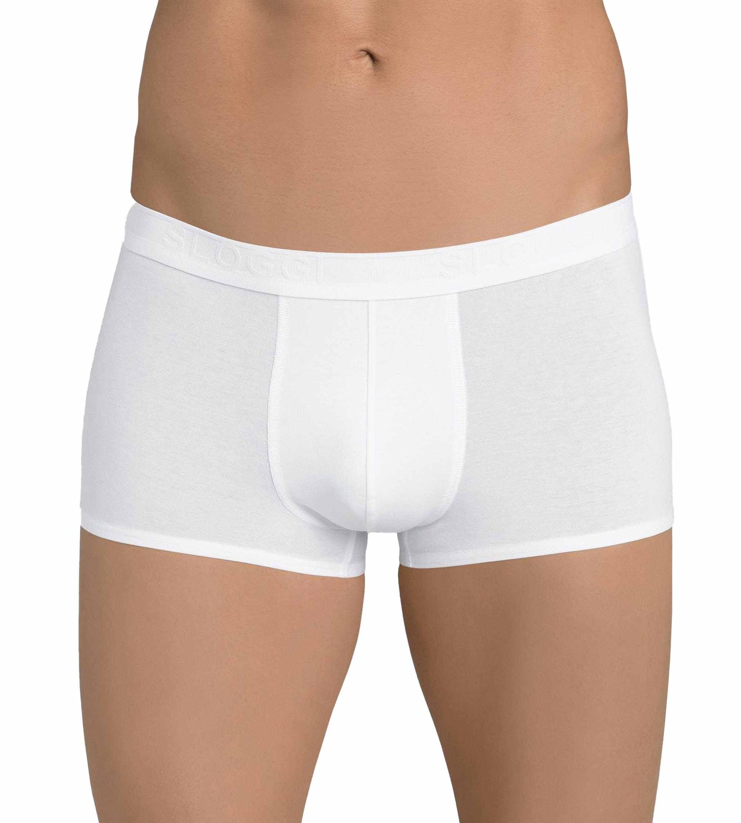 SLOGGI Boxershorts in Wit: voorkant