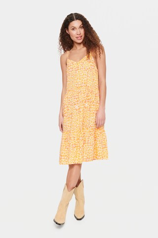 SAINT TROPEZ Summer Dress 'Eda' in Orange