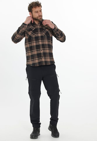 Whistler Regular fit Athletic button up shirt in Brown