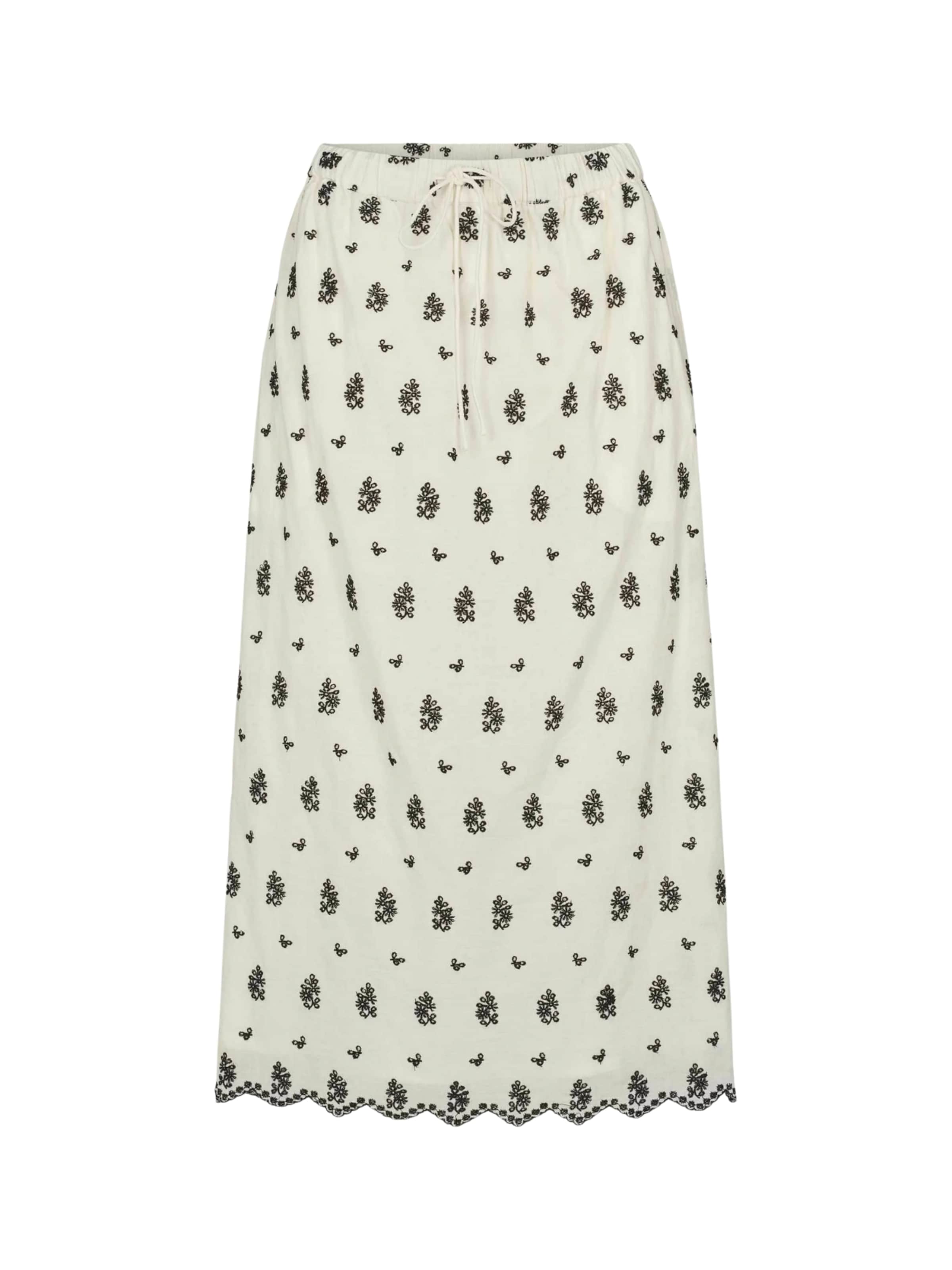 Soft Rebels Nederdel ' Rivory ' i beige: forside