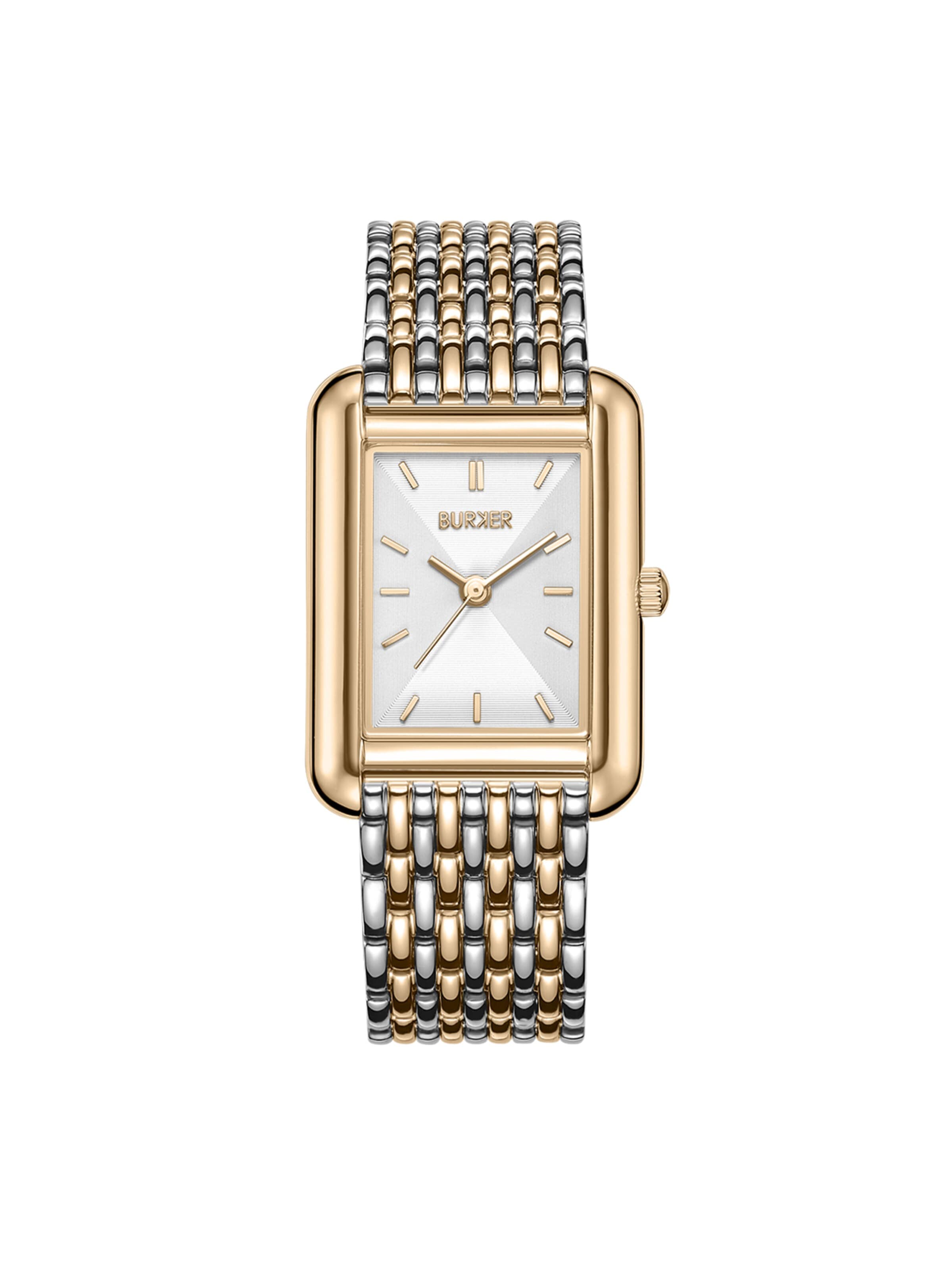 BURKER WatchesAnalogni sat 'Olivia Gold Silver' - zlatna boja: prednji dio