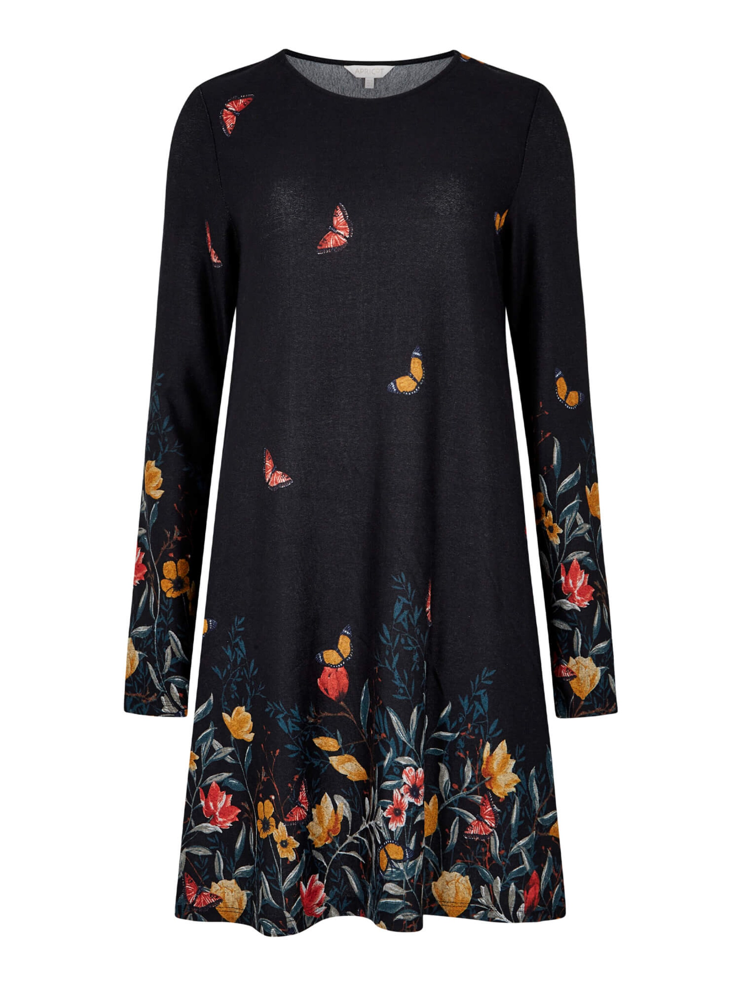 Robe Apricot en noir : devant