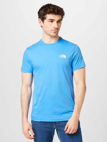 THE NORTH FACE Regularny krój Koszulka 'Simple Dome' w kolorze niebieski: przód