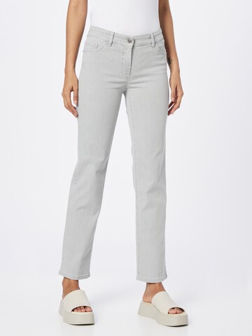 GERRY WEBER Slimfit Jeans in Grijs: voorkant