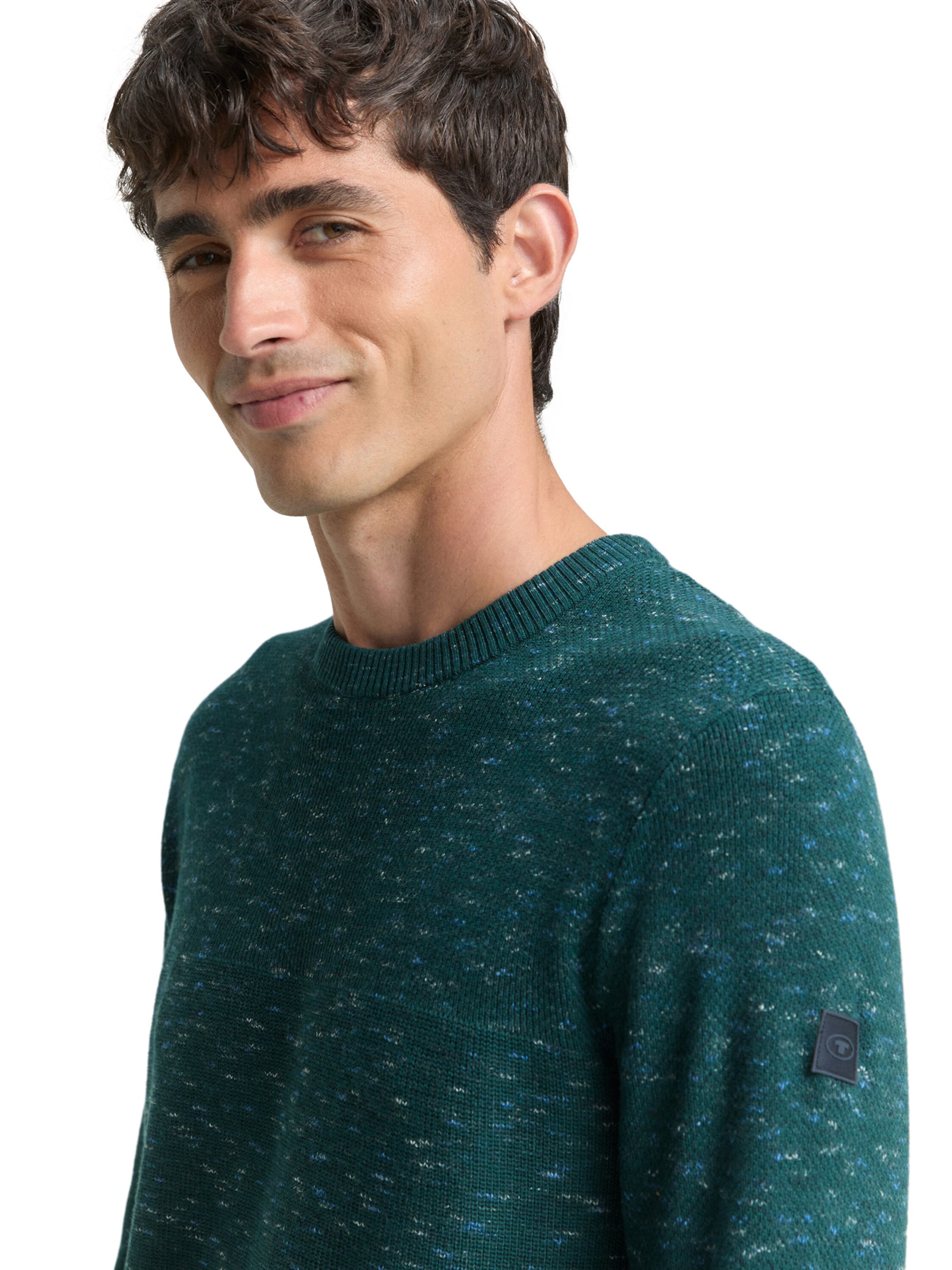 TOM TAILOR Pullover in Grün
