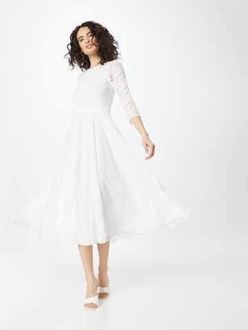 Robe de cocktail SWING en blanc