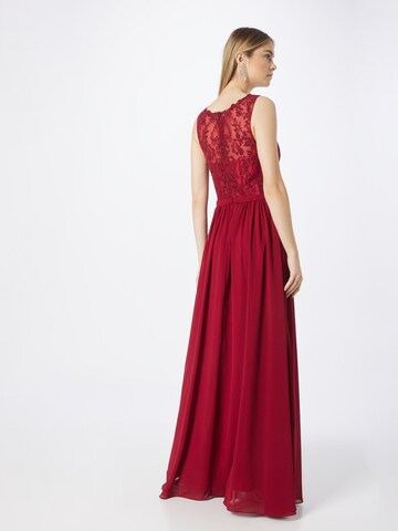 mascara Evening Dress in Red