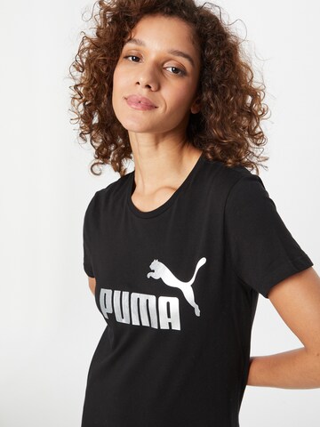 PUMA Performance shirt 'Essentials+' in Black