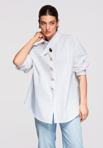 Ombre Blouse 'OW-SH-E0014' in Wit