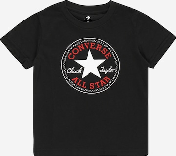 Tricou de la CONVERSE pe negru: față