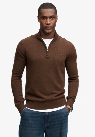 Superdry & Co Pullover in Braun: Vorderseite