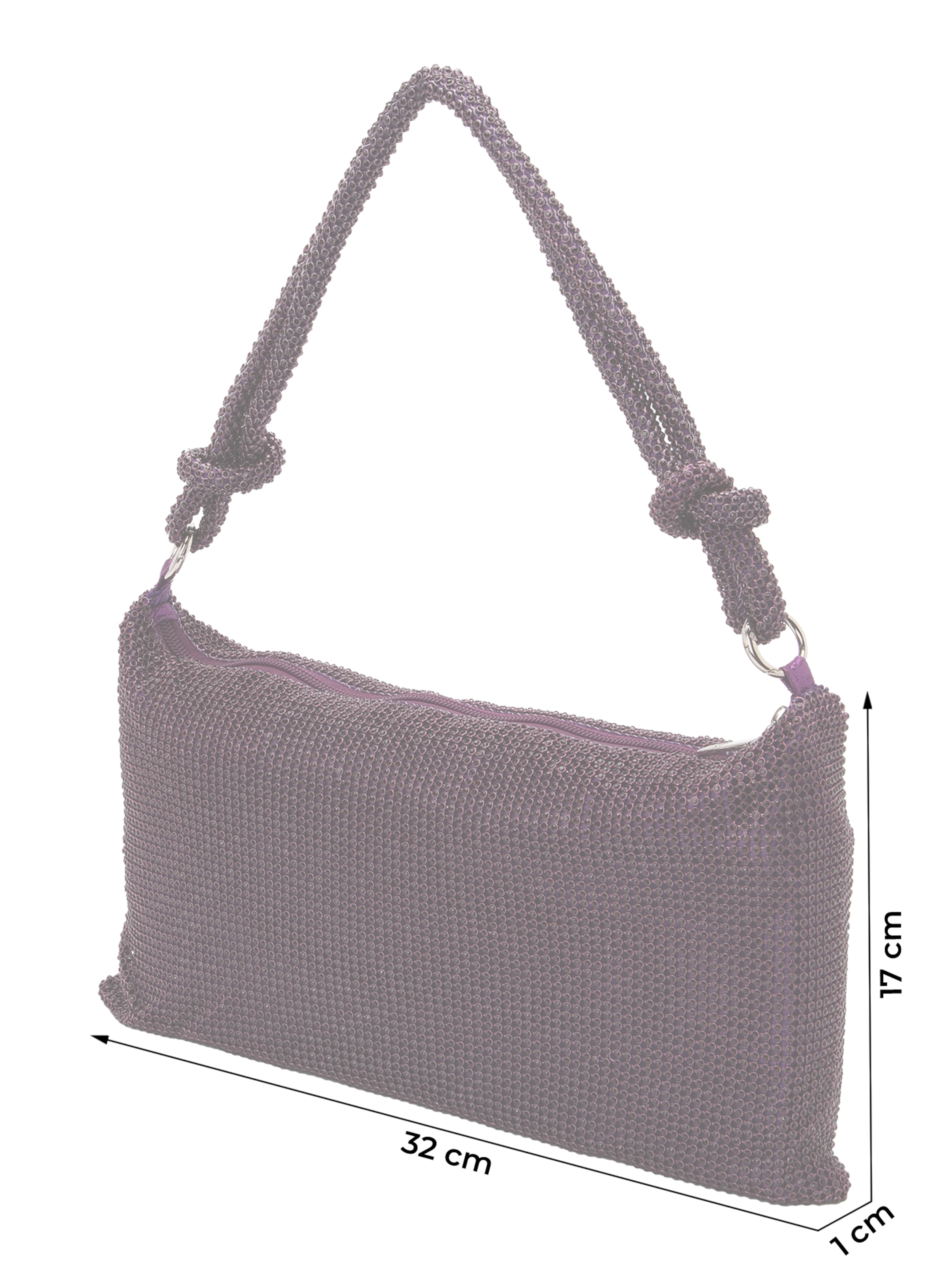 SUI AVA - Bolso de hombro en lila