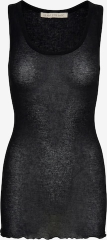 Seamless Basic Top 'Bella' in Black: front