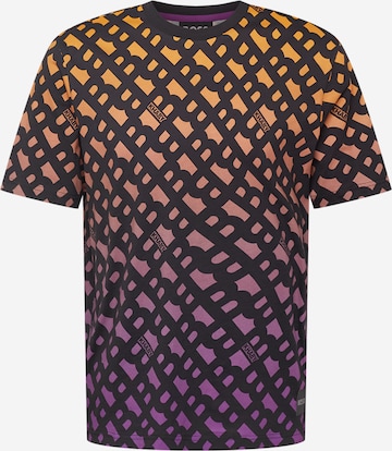 T-Shirt 'x Khaby Lame' BOSS Black en mélange de couleurs : devant