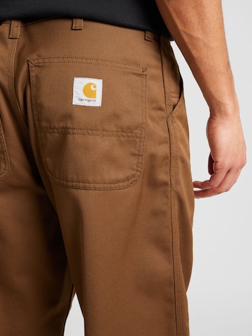 Carhartt WIP tavaline Püksid, värv pruun