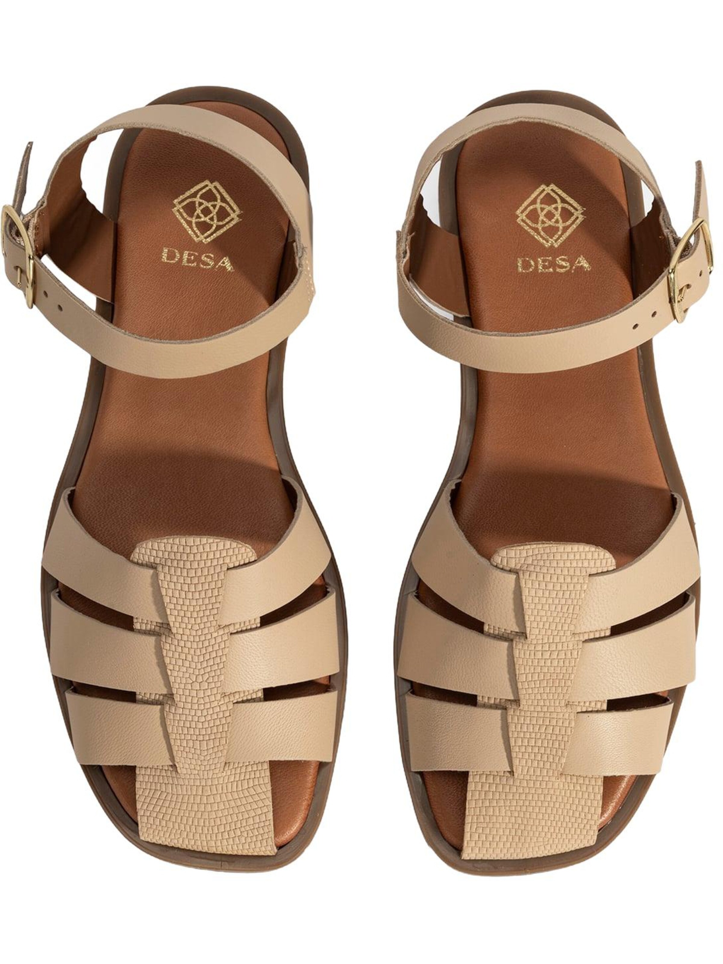 Desa Sandals 'Sandalen' in Beige