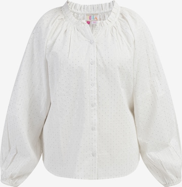 IZIA Blouse in Wit: voorkant