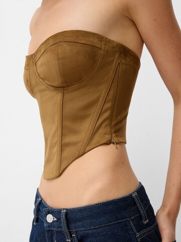 Haut Bershka en beige