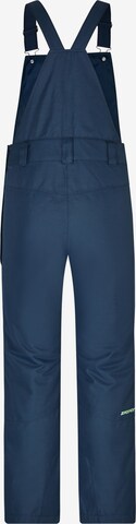 ZIENER Regular Workout Pants 'AILEEN-BIB' in Blue