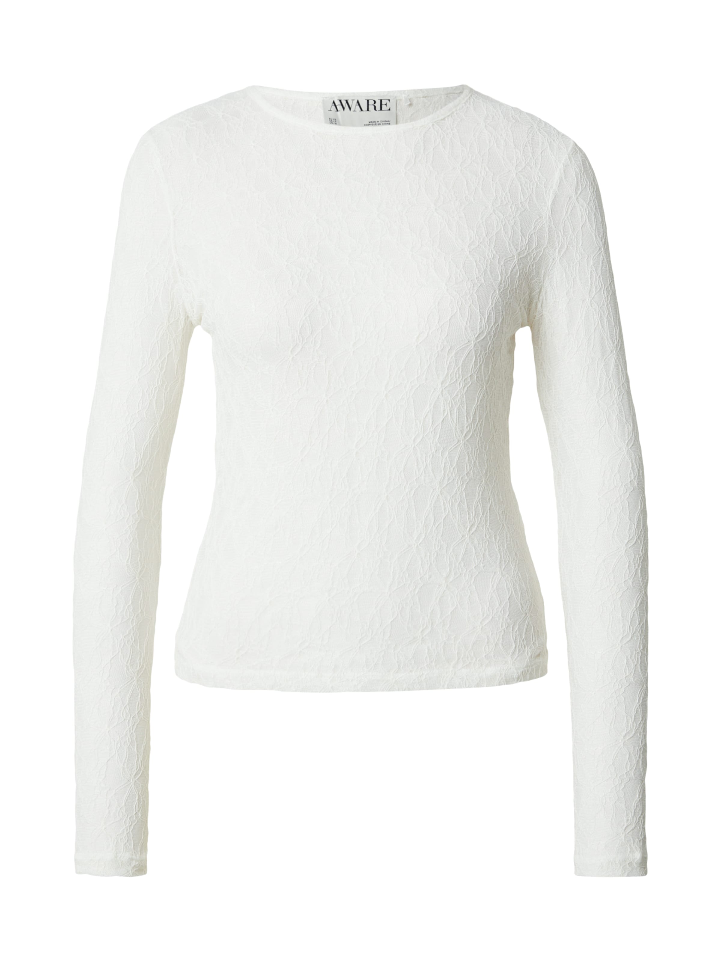 Aware Shirt 'AWTESSY' in White: front