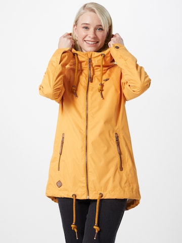 Ragwear Performance Jacket 'Zuzka' in Yellow: front