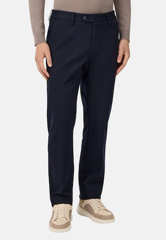 Boggi Milano Slimfit Broek in Blauw: voorkant