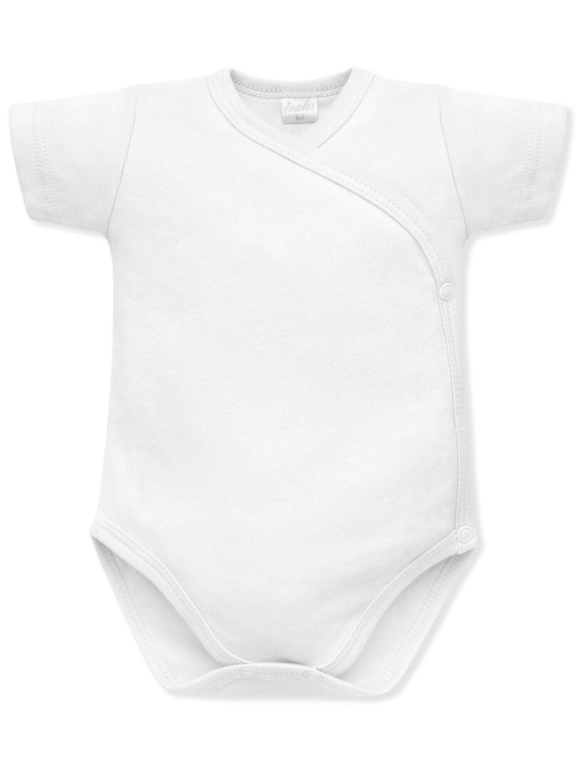 Pinokio Romper/bodysuit in White: front