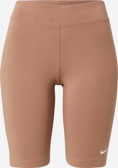 Nike Sportswear Tajice u smeđa / bijela, Pregled proizvoda