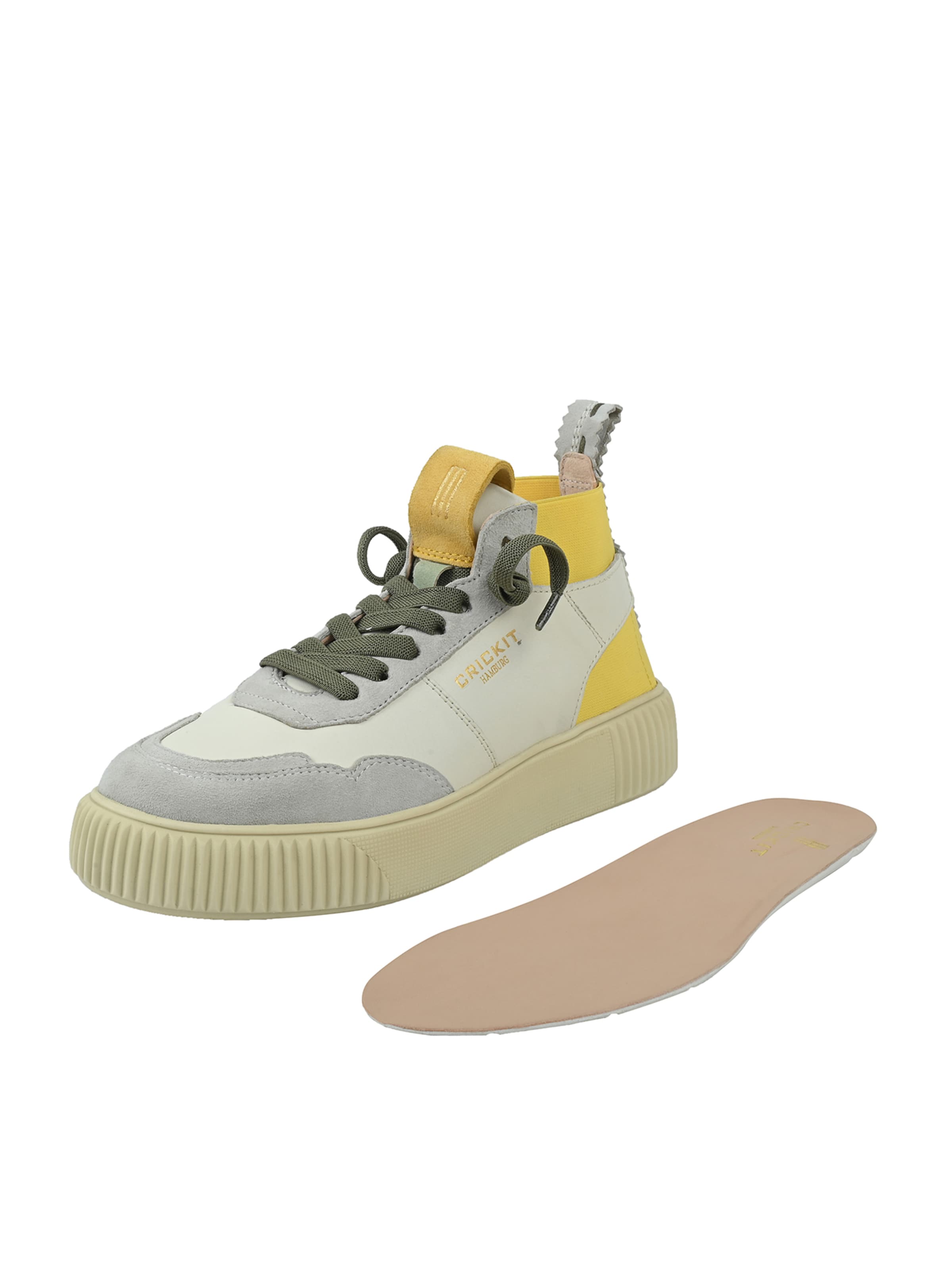 Crickit Sneakers hoog ' REBEKA ' in Wit